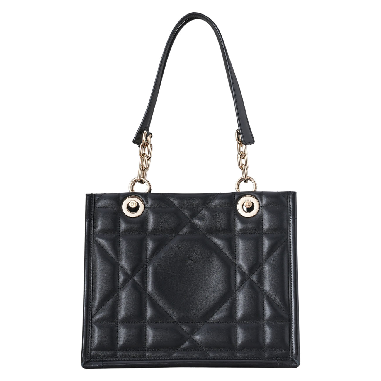 CHRISTIAN DIOR(USED)디올 에센셜 토트백 스몰 블랙